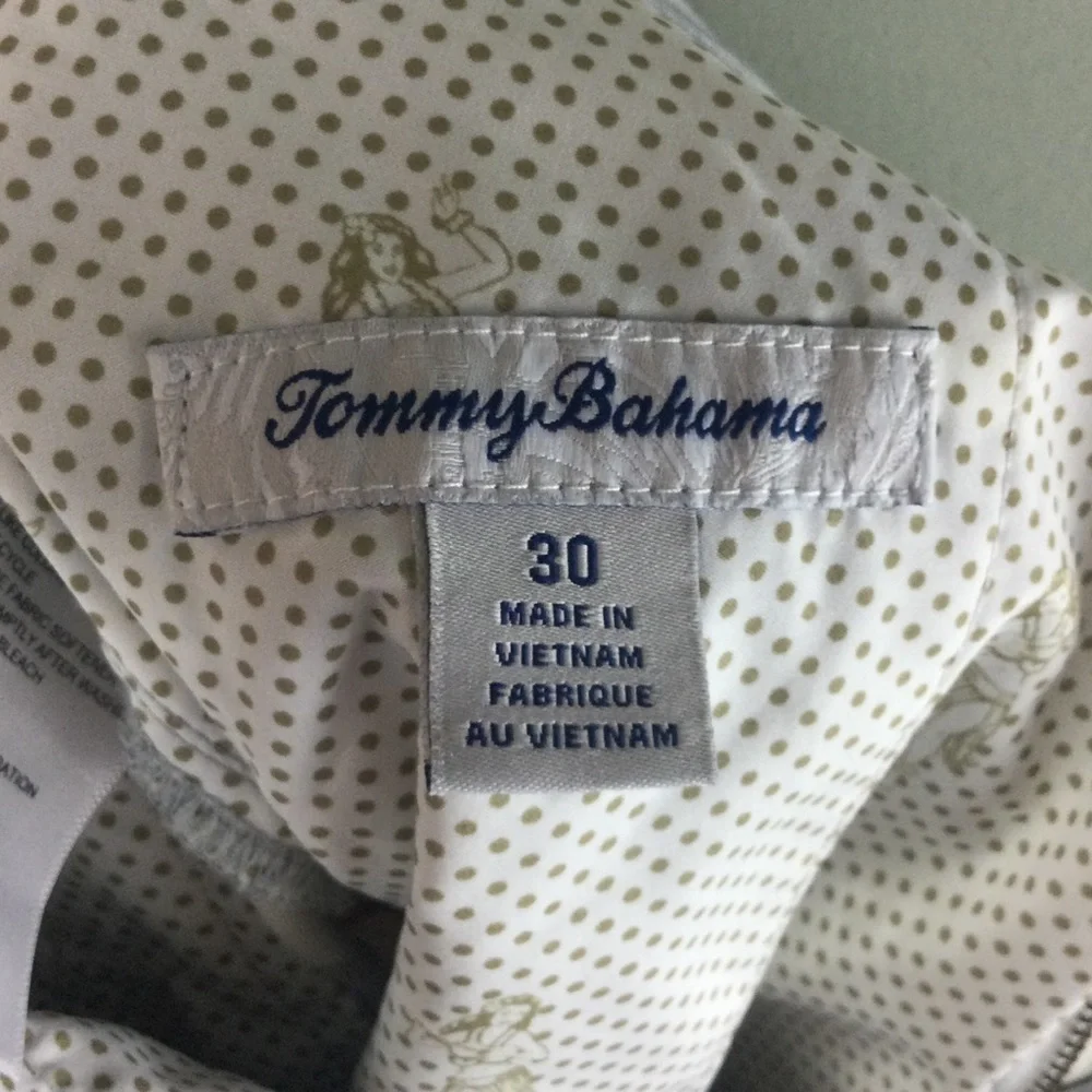 Tommy Bahama Chip Shot Plaid 10” Stretch Performance Golf Shorts Size 30
